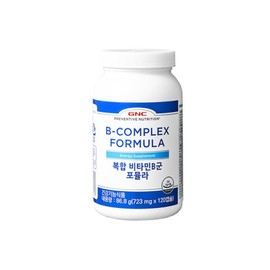 GNC Vitamin B Complex Formula (120 Capsules) 4-Month Supply x 2 / GNC 복합 비타민B군 포뮬라 (120캡슐) 4개월분 x 2개