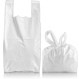 Adult Nappy Disposal Bags White | 200 Pack | 10% Thicker Nappy Sacks | Odour Free Sanitary Disposal Bags | Easy Tie Handles