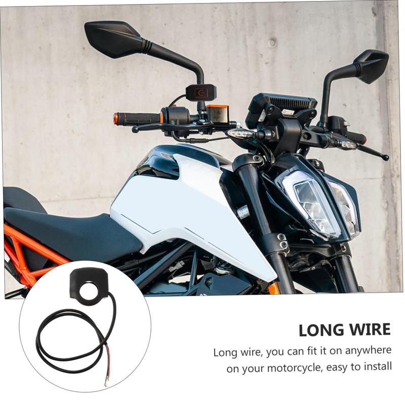 Outanaya Motorcycle Handlebar Switch Off Push Button Light Control for