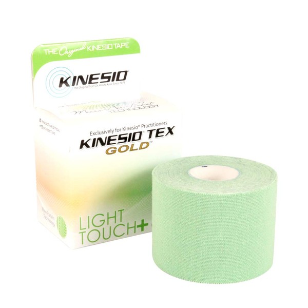 Kinesio Taping - Elastic Therapeutic Athletic Tape Tex Gold Light Touch - Take Green – 2 in. x 13 ft