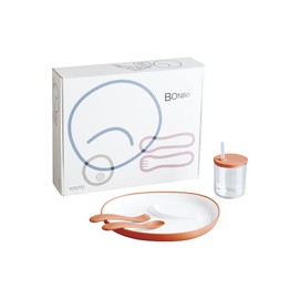 KINTO (Kinto) BONBO 4pcs Set Orange Kids Baby Gift Present Baby Shower Gift 26388