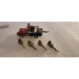 Hot Wheels Gasland, Custom, Mad Max V2 Rear Back Gunners  1/64 scale 3D printed. 6 items.