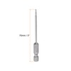 HARFINGTON 1/16" Hex Screwdriver Bit SAE 1/4" Hex Shank 3"