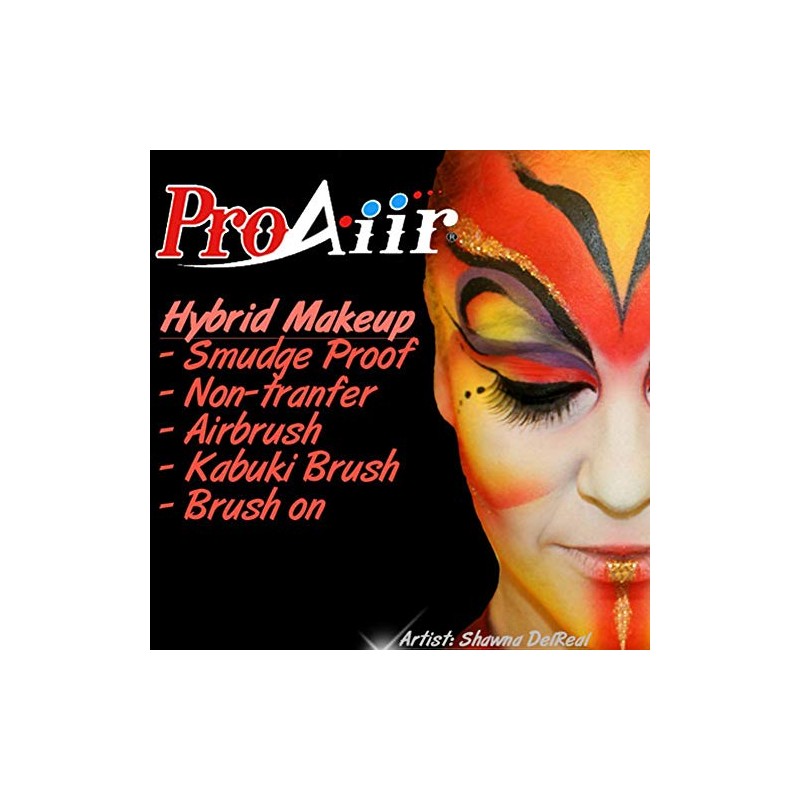ProAiir Face and Body Painting Makeup - 2oz (60ml) White