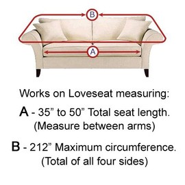 Suede Bone Furniture Slipcover Loveseat 615