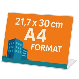 Studiocen Elegant Stand - Plexiglass Table Stand for Office, Reception, Wedding, transparent