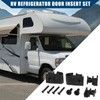 Hihaha 3316885.900 RV Refrigerator Door Insert Set for Refrigerator/RV Refrigerator