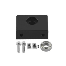 3D Printer Parts Aluminum Z-Axis Leadscrew Top Mount Fixing Bracket Z-Rod Bearing Holder CR10Z Shaft Screw Fixing Plate CNC Sheet Metal Stents 8 mm Screw Connection Parts For Ender-3 Ender-3 PRO /