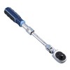 AB Tools-Toolzone 1/4" Drive Extendable + Flexible Ratchet Socket Driver