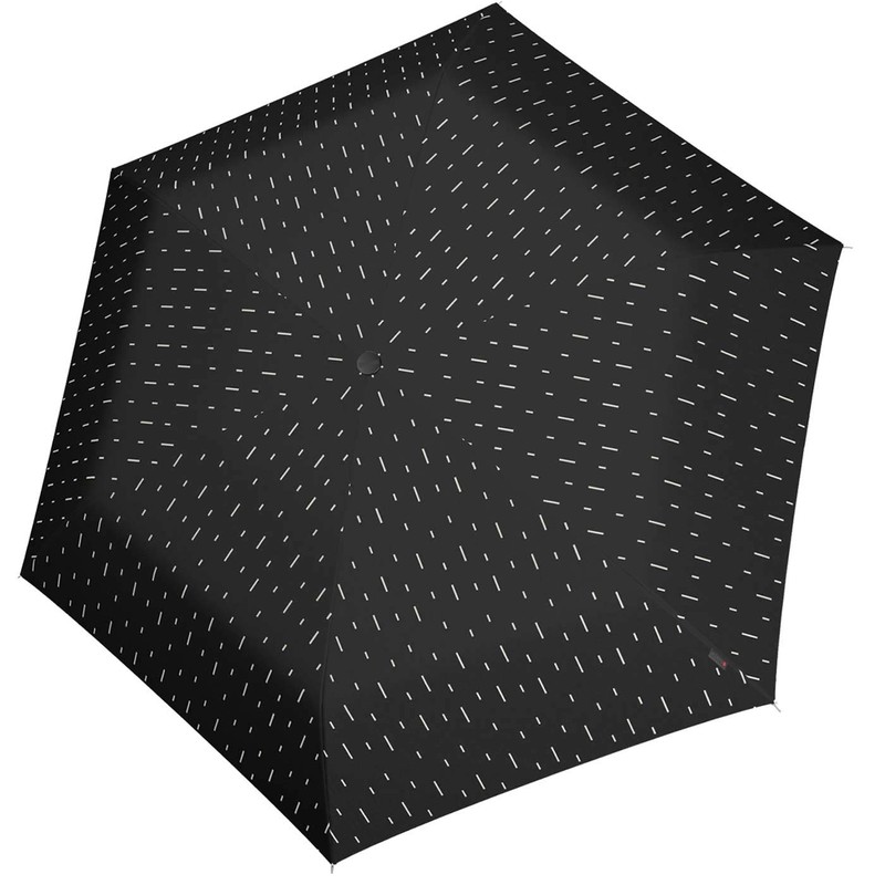 Knirps U.200 Ultra Light Duomatic Rain Pocket Umbrella Black, black,