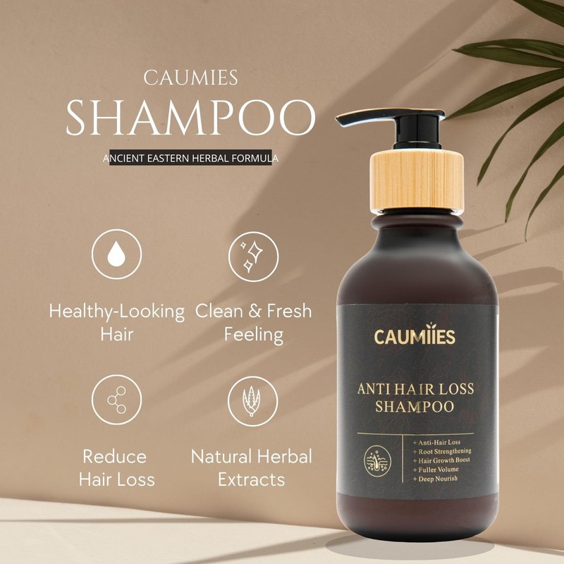 Caumies Herbal Anti-Hair Loss Shampoo for Thinning Hair | Refreshing