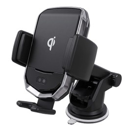Kashimura Wireless Charger Automatic Open/Close Holder with Capacitor, Proximity Sensor, Built-in Electric Motor, Compatible with Notebook Case NKW-8