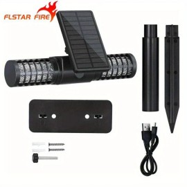 Unbranded Outdoor Garden Solar LED Mosquito Fly Bug Insect Zapper Killer UV Lamp Light New