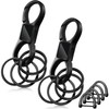 Yaocom 2 Pcs Keychain Quick Release Spring with 8 Stainless