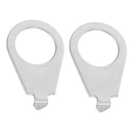 WHAMVOX 2pcs Guitar Knob Position Pointers Knob Indicators Plate for Electric Guitar Enhancing Precision Visibility Under Stage Lighting Durable Washer Design