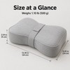Knee Pillow for Side Sleepers with Adjustable Strap – Contoured