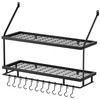 KES 30-Inch Kitchen Pot Rack - Mounted Hanging Rack for