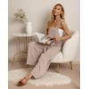 IWOLLENCE Women's Summer Jumpsuits Boho Wide Leg Overalls Casual Loose