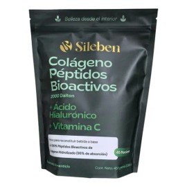 Sileben Colágeno Hidrolizado | Péptidos 2000 Dalton | 450 G