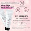 Makartt Poly Nail Gel Kit, Clear Pink Spring Summer Color
