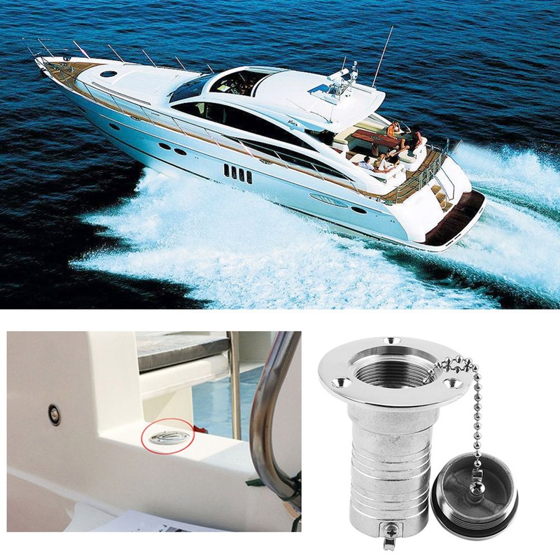 316 Stainless Steel 1.5in Boat Deck Fill Filler Water Tank