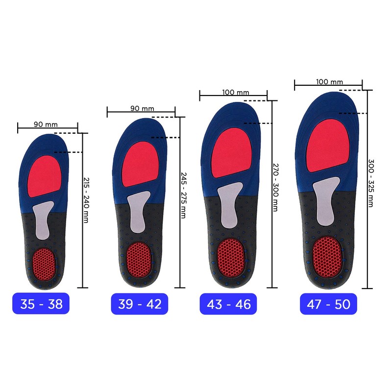 Colomax Walking Insoles Ideal for Hiking and Everyday Use Optimal