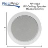 RecPro RV Ceiling Speaker | White 5.25" 35W | Camper