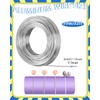 Caianwin 32 Feet Craft Wire 9 Gauge, 3mm Bendable Aluminum