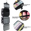 YNNALE Sewing Supply Organizer Bag, Gothic Skull Skeleton Coffin Black
