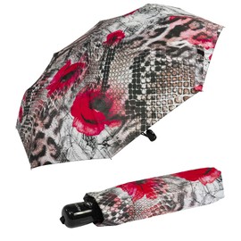 Doppler Women's Pocket Umbrella with Automatic Open/Close, serpent, Fashionable
