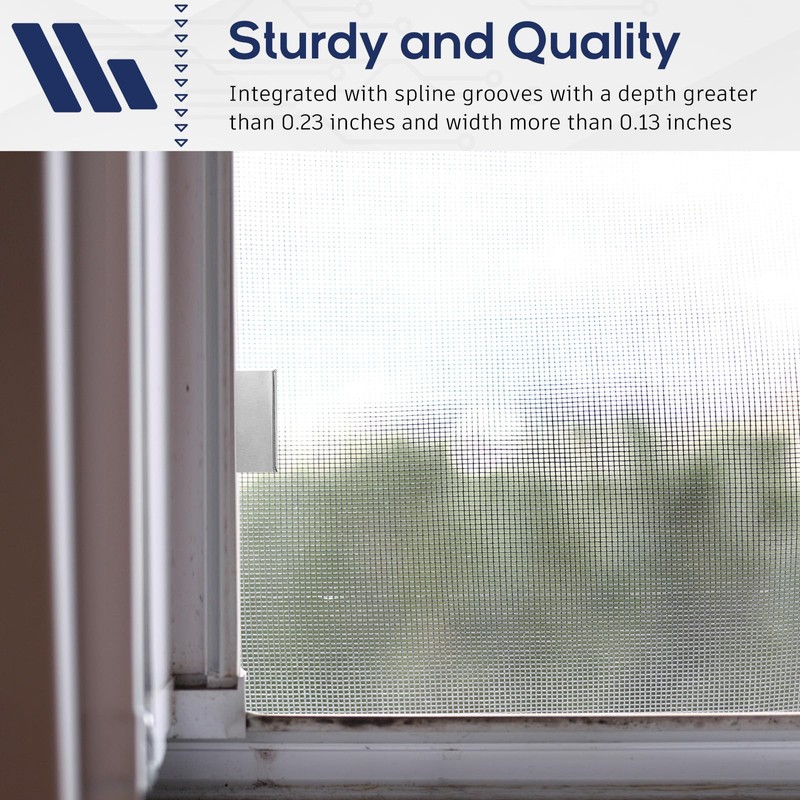 Yaocom 20 Pcs Window Screen Pull Tabs Window Screen Spline