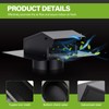 Rossesay Roof Vent Cap with Damper Removable Screen and Bottom