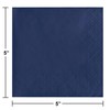 Creative Converting Cocktail/Beverage Napkins, Navy Blue (571137B)