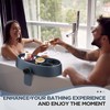 Geelin 2 Pcs Hot Tub Table Tray, Adjustable Aboveground Bathtub