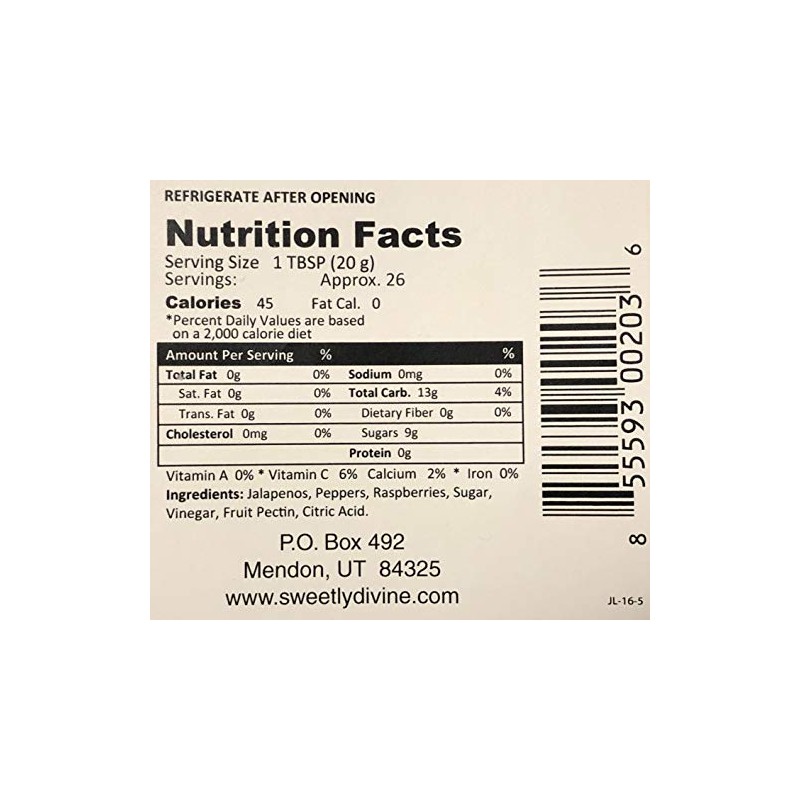 Sweetly Divine Hot Pepper Jelly - Multiple Flavors Available (Raspberry