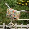 Tourbn Tourbon Waterproof Canvas Bicycle Pannier Bag Handlebar Bag Floral