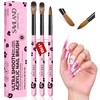 SAVILAND 3 Piece Ultra Smooth Acrylic Brush Set for Nail