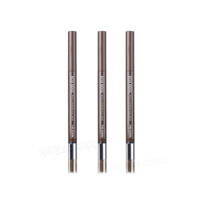 The Saem Eco Soul Pencil and Powder Dual Brow 03