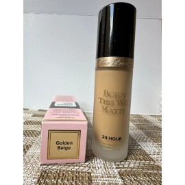 Too Faced Born This Way Matte Longwear Liquid Foundation -Golden  Beige 1oz/30ml