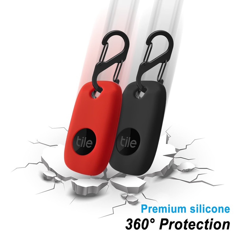 Geiomoo Silicone Case for Tile Pro 2022 Tracker, Soft Flexible