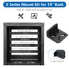 Rack Mount Kit, Adjustable 13-35 mm Rack Bracket, Switch Holder,