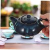 LABRIMP 1set Ceramic Teapot Set Teapot and Cups Portable Tea