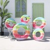 Rainbow, 80 Float, For Adults, Swimming Float, Strong Buoyancy, Summer,