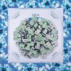 4-layer Professional Mahjong Tiles American Set 160-tile Pale Blue Acrylic