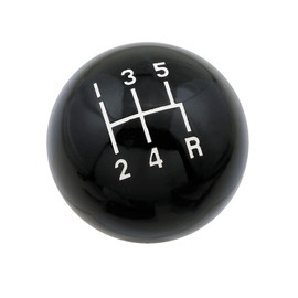 Mr. Gasket 9626 Black 3/8-16 UNC Classic 5 Speed Round Ball Shift Knob