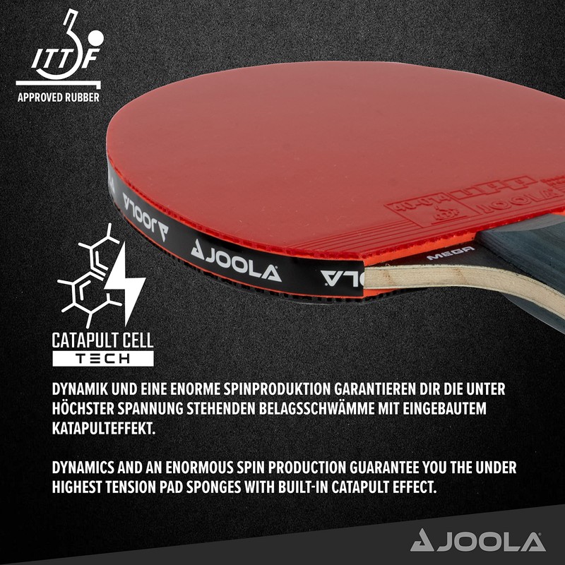 Joola Carbon Table Tennis Bat with Carbowood Technology, ITTF Approved