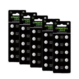 (50 Pack) LR44 AG13 303 357 A76 L1154F Batteries 【High Capacity】 1.5V Button Coin Cell Battery