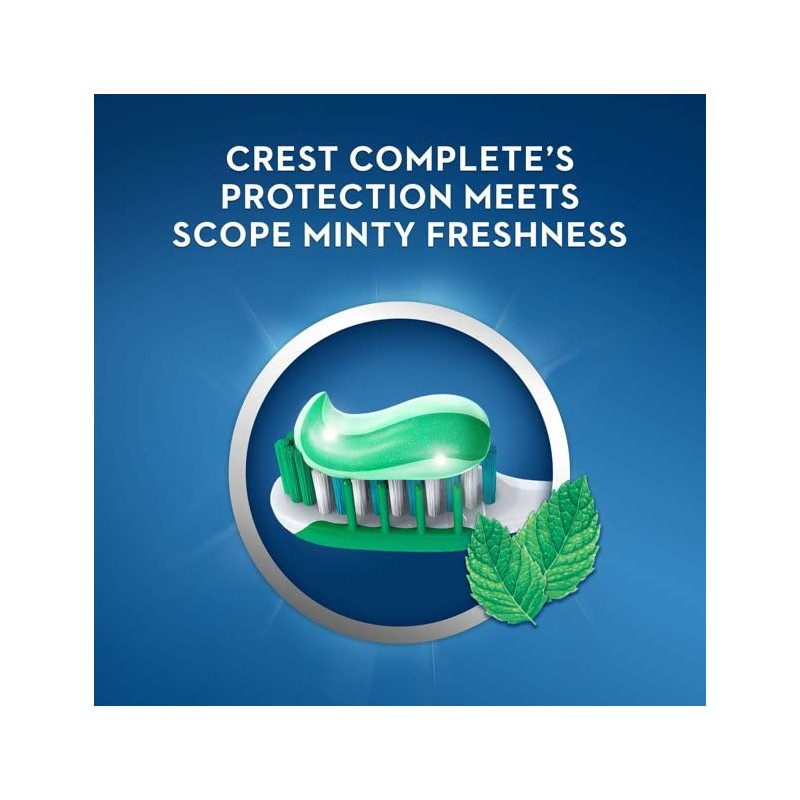 Crest Toothpaste Plus Scope Whitening Minty Fresh (Pack of 6)