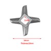 Steel Blade Cross-shaped Professional Kitchen Food Meat Grinder Blade Mincer