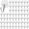 Fiwochic 100 Pack Adhesive Small Wire Toggle Hooks Heavy Duty